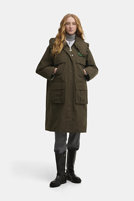 BARBOUR X GANNI WATERPROOF PARDÖSÜ 4
