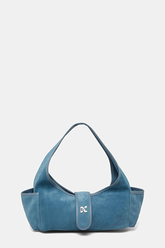 BLUE LEATHER BAG