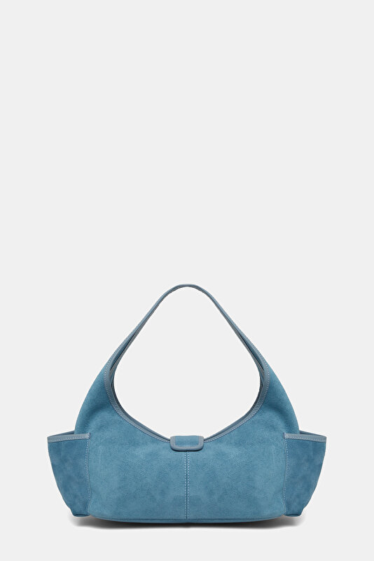BLUE LEATHER BAG 4