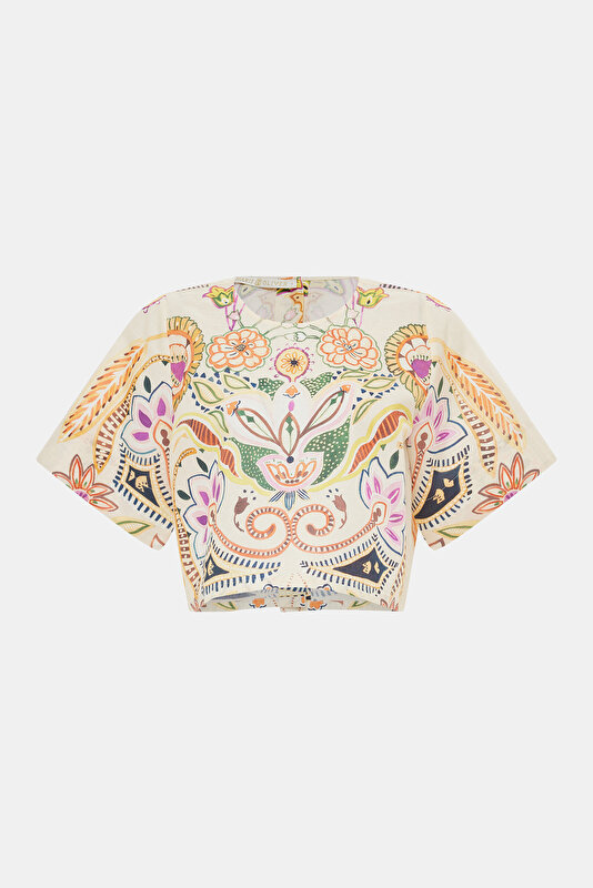 LIGHT ORANGE BLOUSE