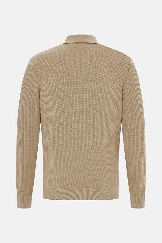 CAMEL POLO NECK TRICOT 2