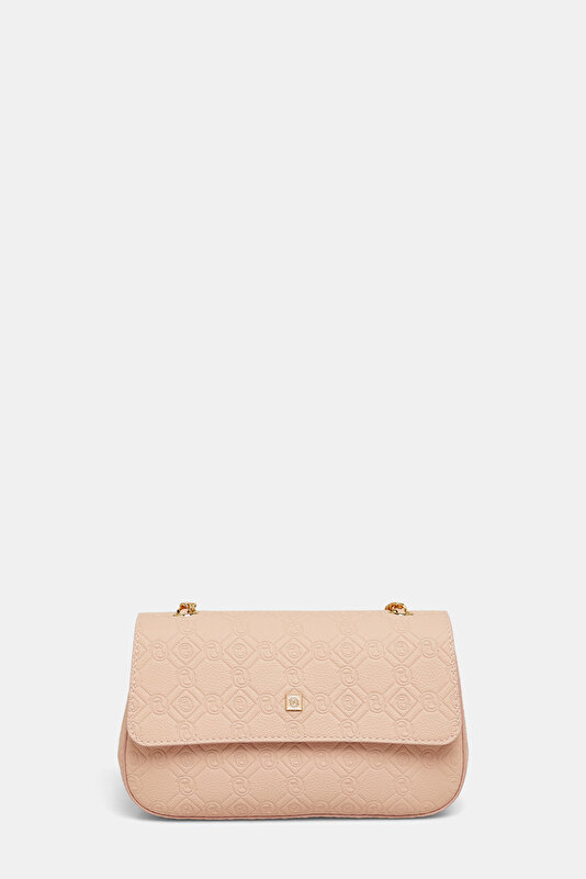 POWDER MONOGRAM LEATHER BAG