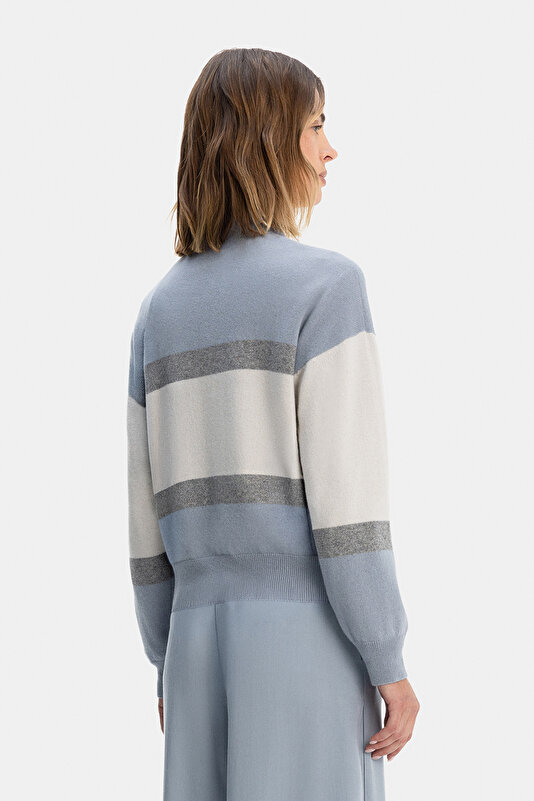 BLUE BASIC / ROUND NECKLINE TRICOT 2