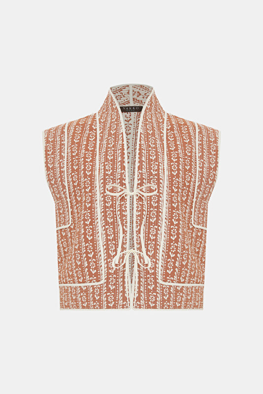 BRICK V NECK VEST 4