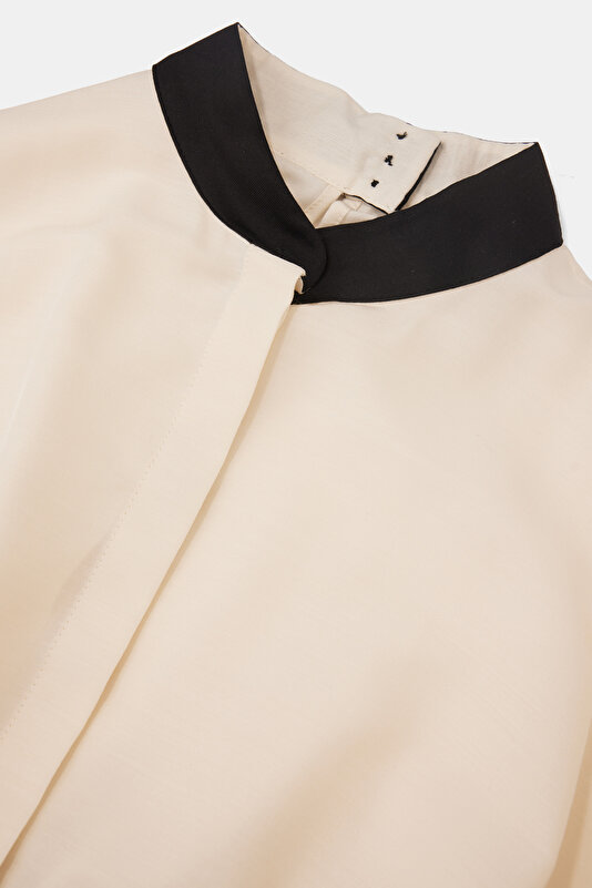 ECRU BLACK 3/4 SLEEVES DRESS 3