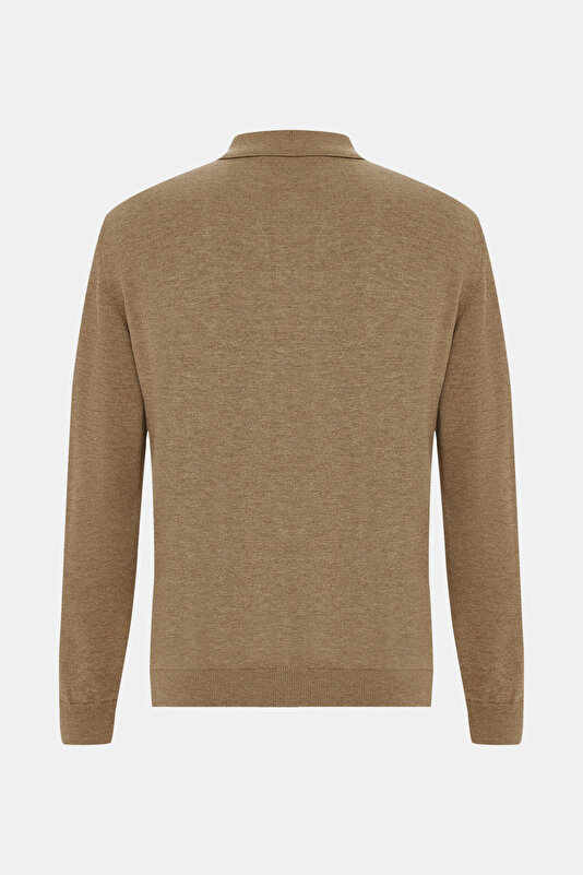CAMEL POLO NECK TRICOT 2