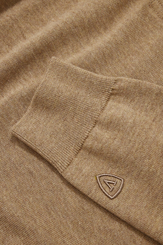 CAMEL POLO NECK TRICOT 4