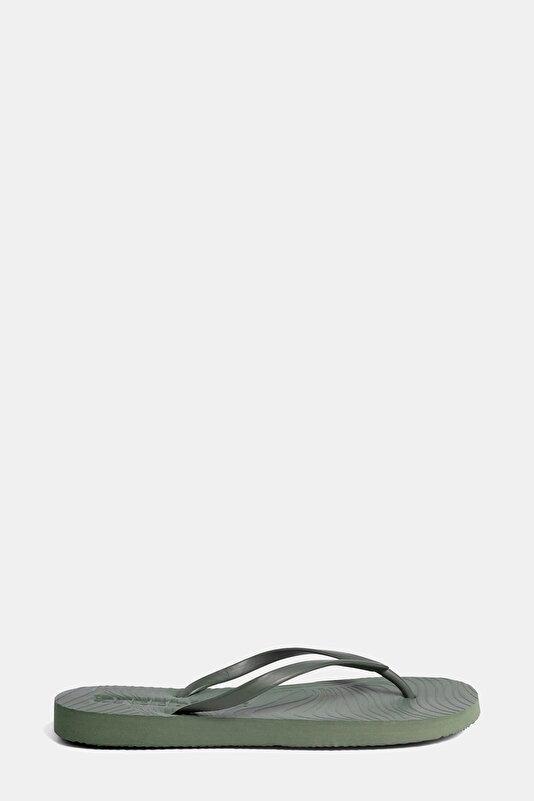 DARK GREEN SLIPPER