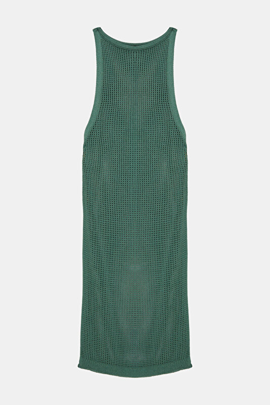 DARK GREEN DRESS