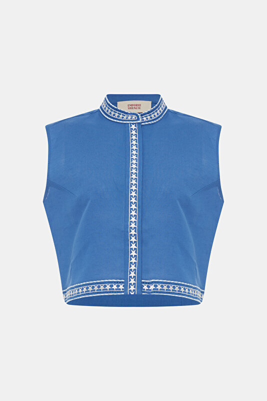 BLUE BLOUSE