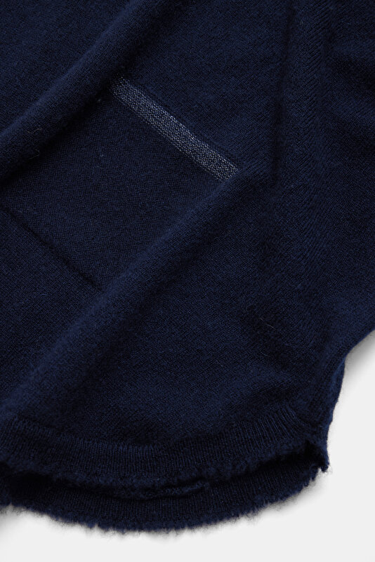 NAVY BLUE BASIC / ROUND NECKLINE TRICOT 4