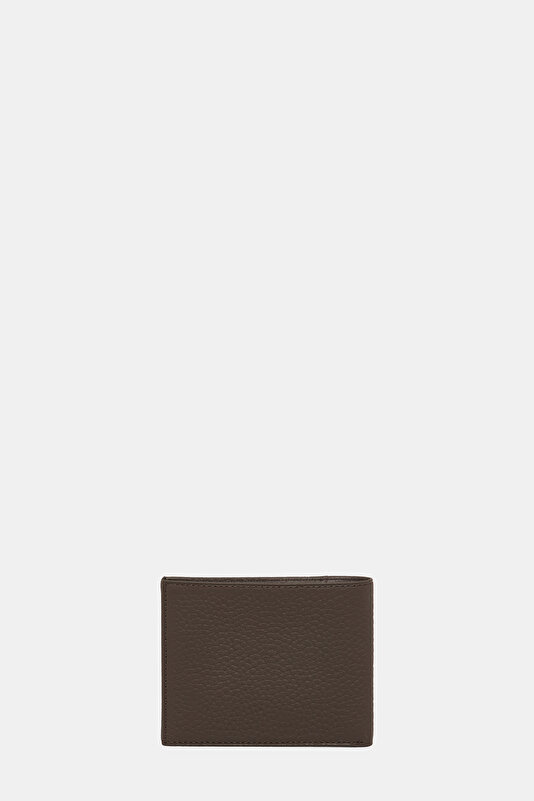 BROWN MONOGRAM LEATHER WALLET 3