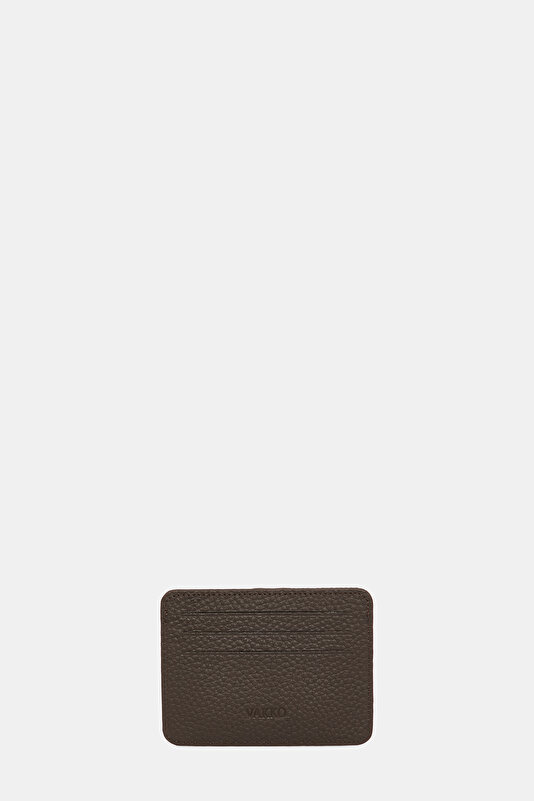 BROWN MONOGRAM LEATHER WALLET
