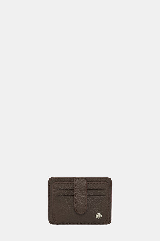 BROWN MONOGRAM LEATHER WALLET 3