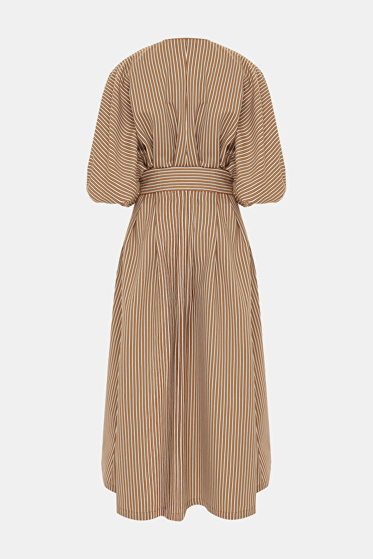 ECRU 3/4 SLEEVES DRESS 4