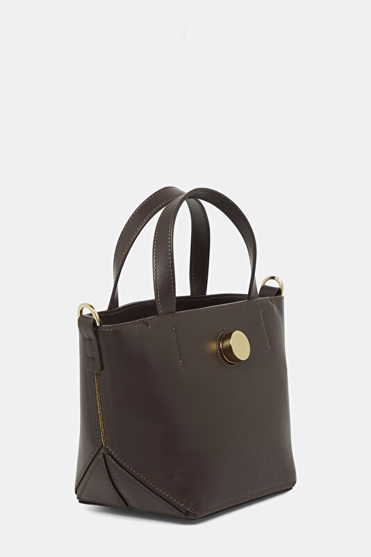 BROWN LEATHER BAG 3