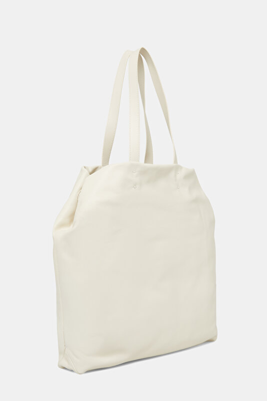 ECRU LEATHER BAG 2