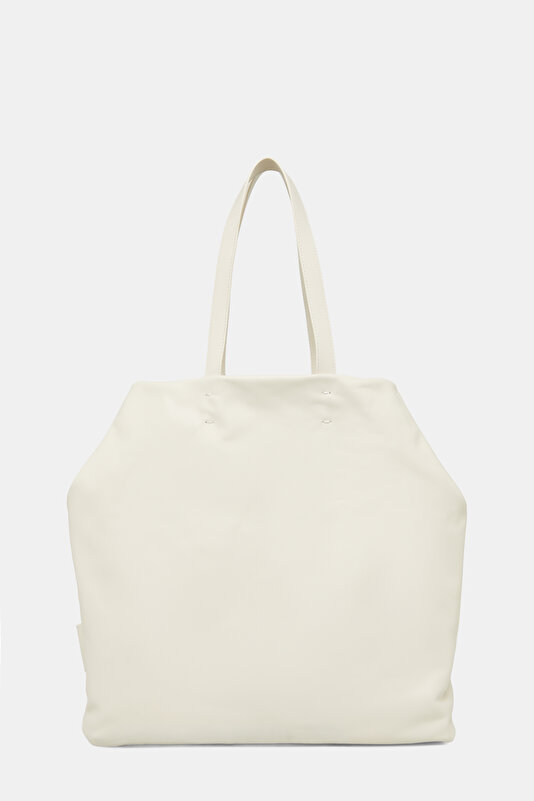 ECRU LEATHER BAG 3