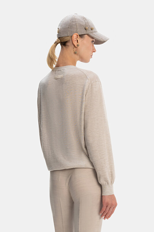 ECRU BASIC / ROUND NECKLINE TRICOT 2