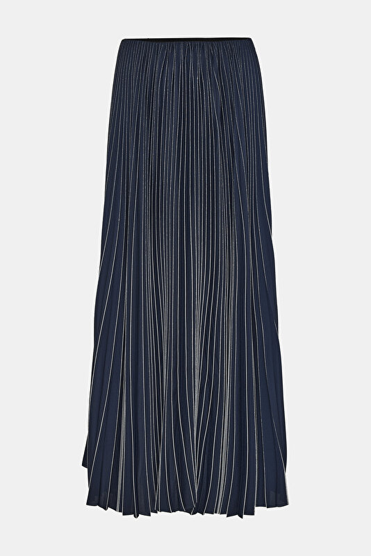 NAVY BLUE PLISSE SKIRT 4