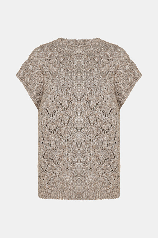 GREY BASIC / ROUND NECKLINE TRICOT