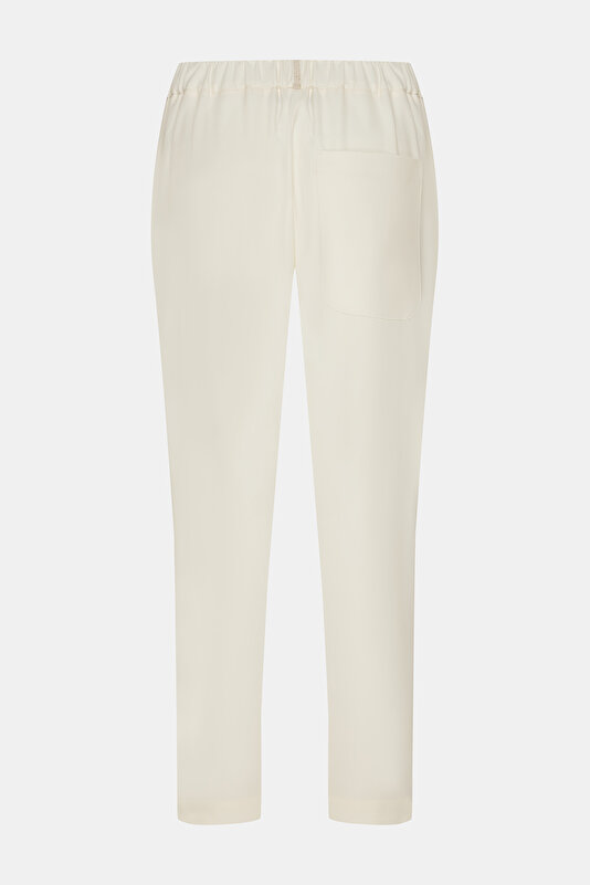 ECRU LOCKSTITCH SKINNY LEG TROUSERS 2