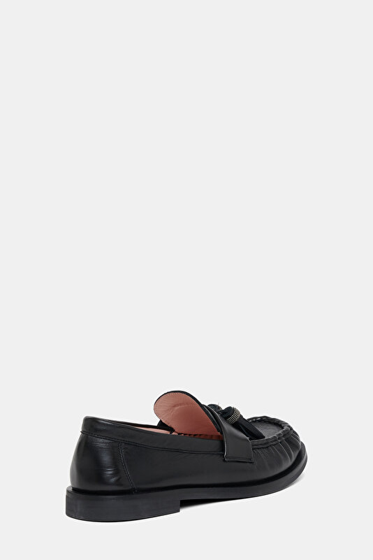 BLACK LEATHER SHOES 3