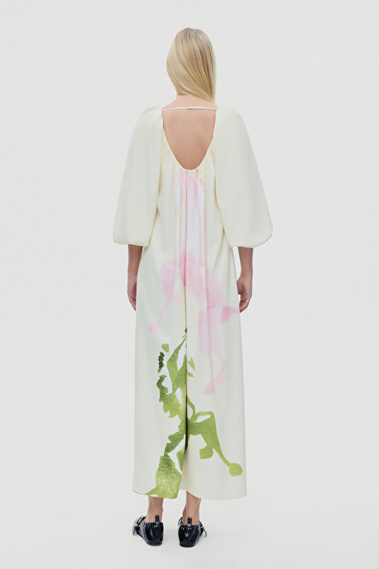 PINK DESIGN FILLED DRESS 2