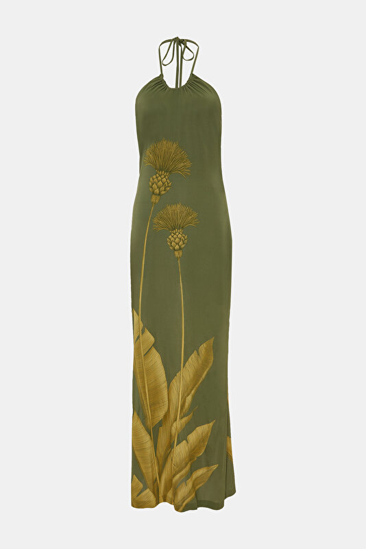 LIGHT BROWN DRESS