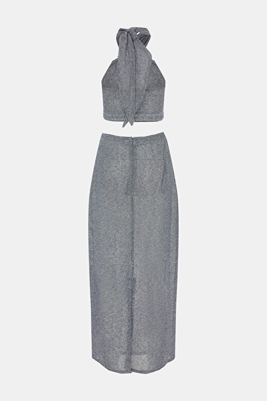 INDIGO HALTER DRESS 2