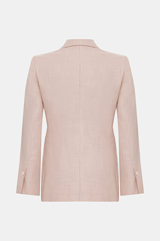 PINK SURPLICE NECKLINE (CROSS-OVER NECKLINE) JACKET 2
