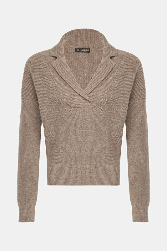 MINK SURPLICE NECKLINE (CROSS-OVER NECKLINE) TRICOT 4