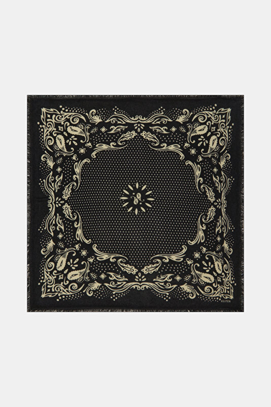 BLACK DESİGN FİLLED BANDANA