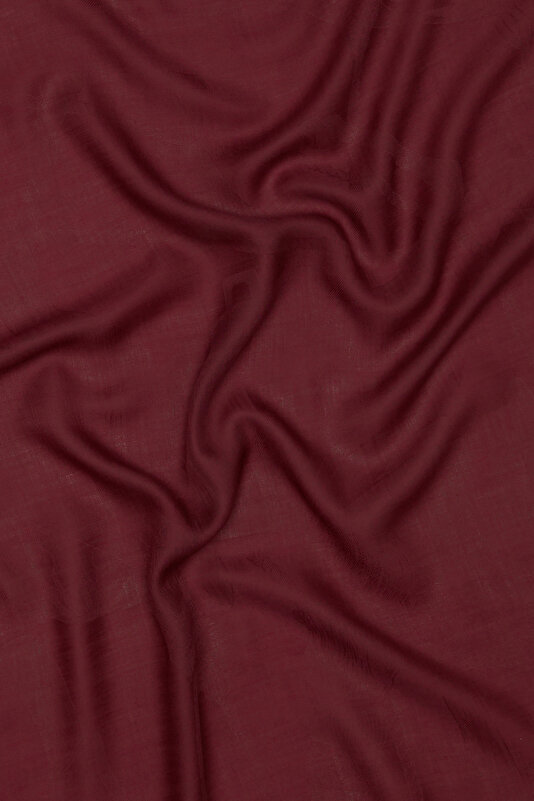 MAROON JACQUARD CASHMERE SHAWL 2