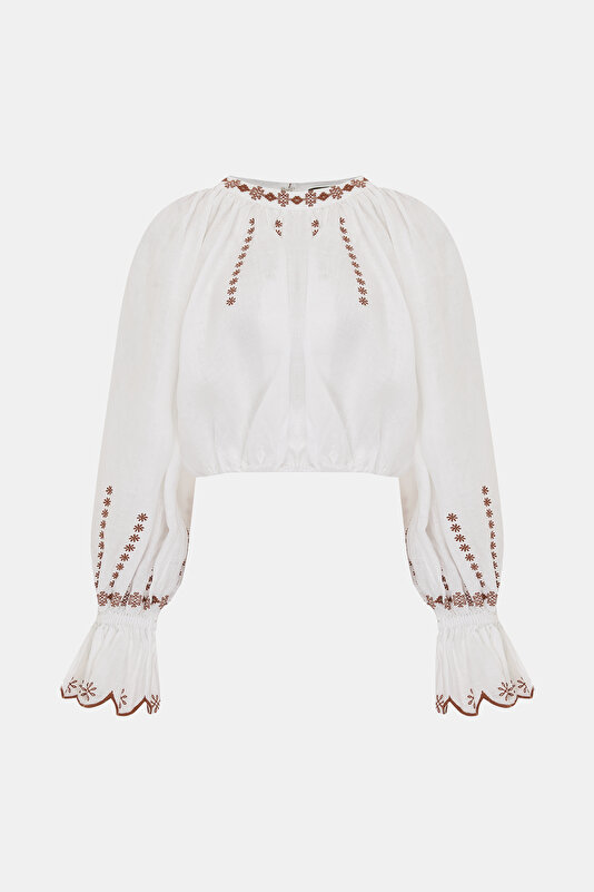 BRICK LONG SLEEVE BLOUSE 4