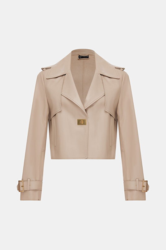 DORE SURPLICE NECKLINE (CROSS-OVER NECKLINE) JACKET