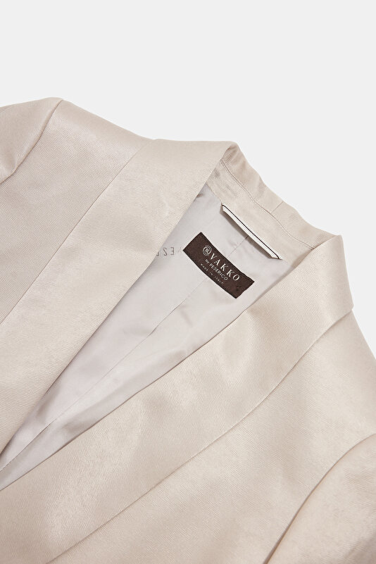 GREY SHAWL COLLAR JACKET 3