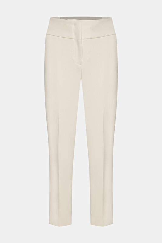 BEIGE SKINNY LEG TROUSERS