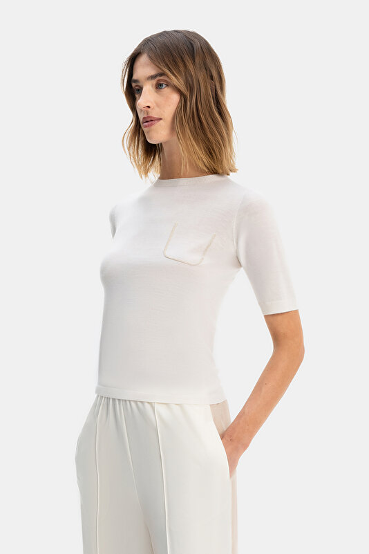 ECRU BASIC / ROUND NECKLINE