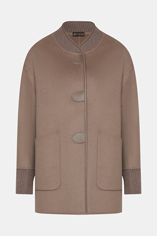 MINK WOOL REEFER JACKET