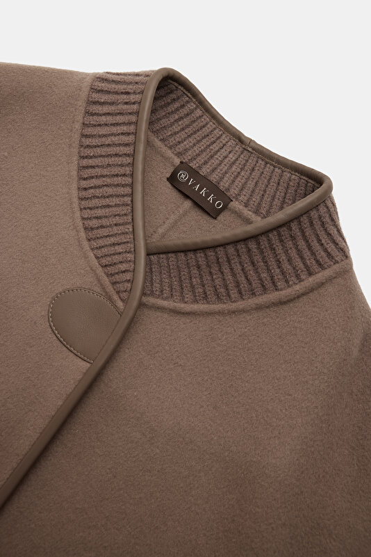 MINK WOOL REEFER JACKET 3