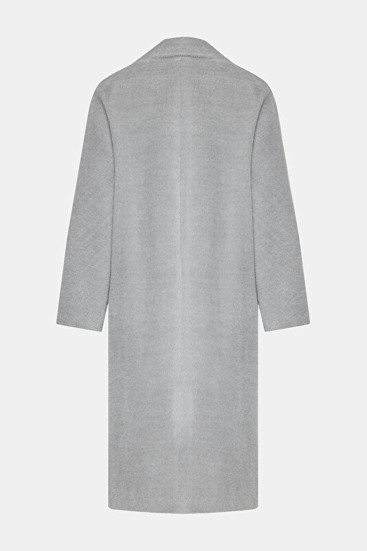 LIGHT GREY ALPACA WOOL OVERCOAT 2
