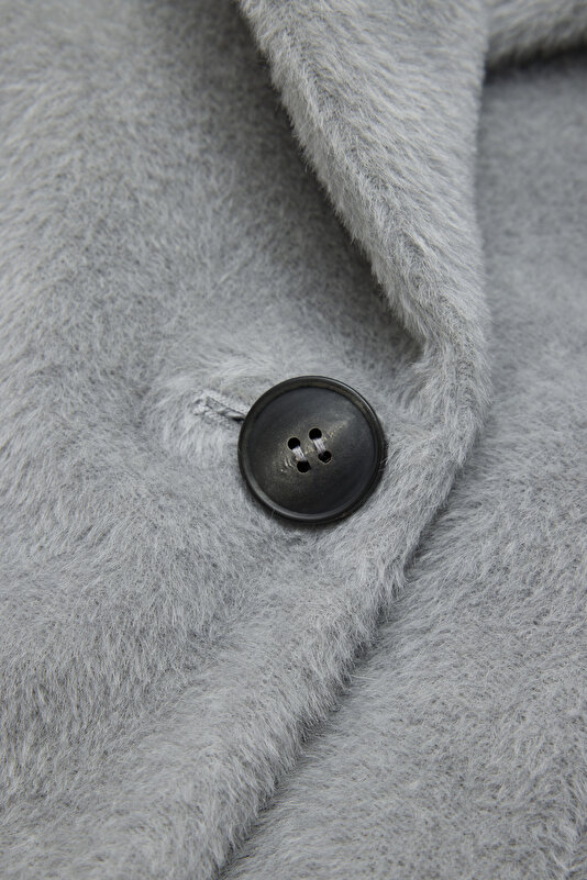 LIGHT GREY ALPACA WOOL OVERCOAT 4