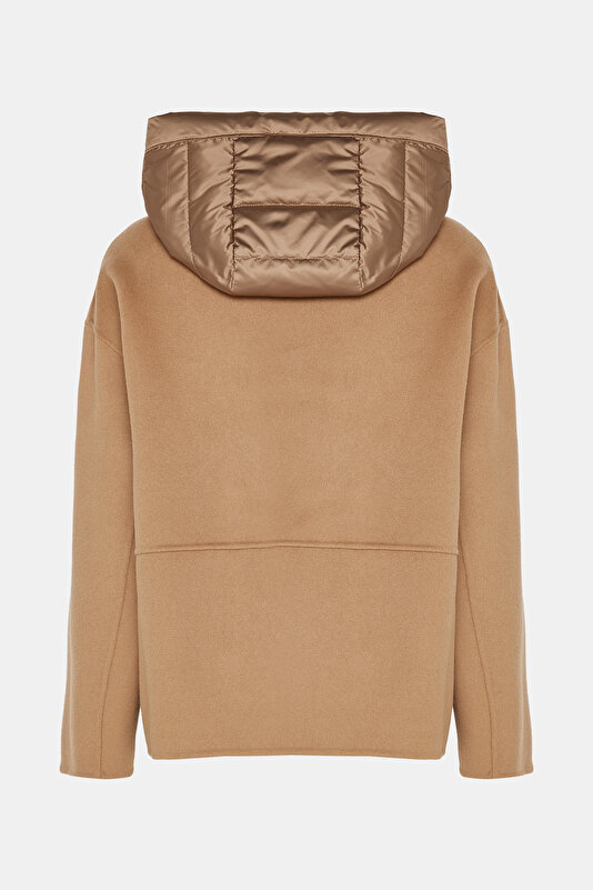 CAMEL WOOL/CASHMERE REEFER JACKET 2