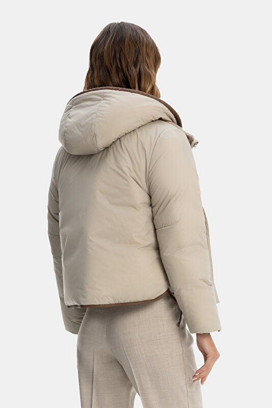 BEIGE WOOL COAT 4