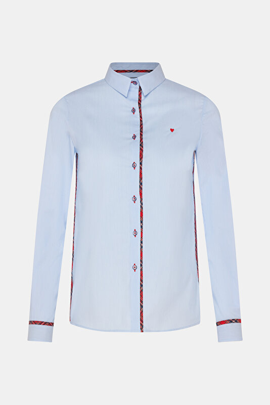 RED LONG SLEEVE SHIRT
