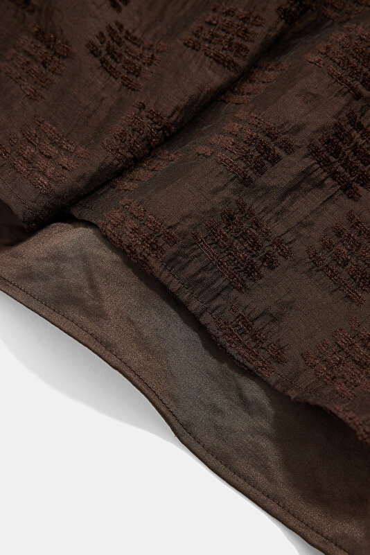 BROWN LONG SLEEVE BLOUSE 4