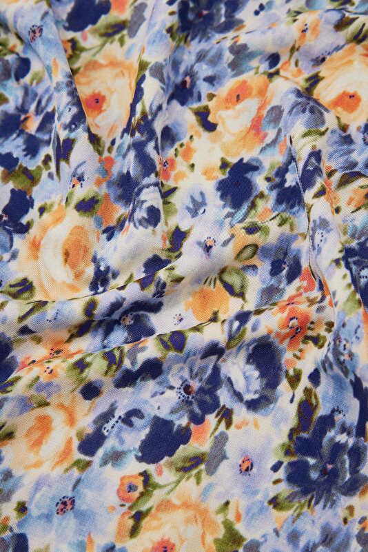 MULTICOLOR DESIGN FILLED MAXI DRESS 4