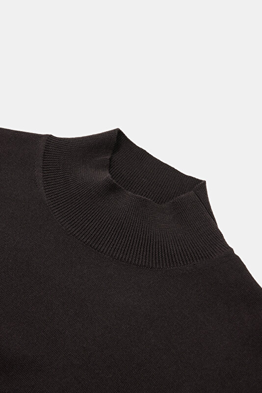 DARK BROWN 1/2 TURTLENECK TRICOT 3