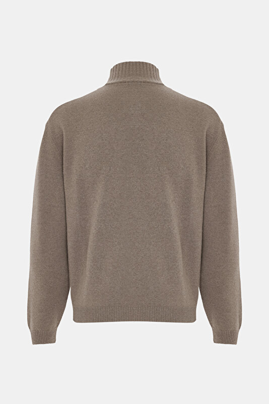 MINK UPRIGHT COLLAR TRICOT 2